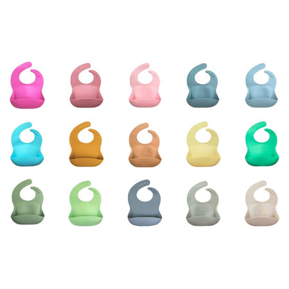 Silicon Baby Bibs - Plain