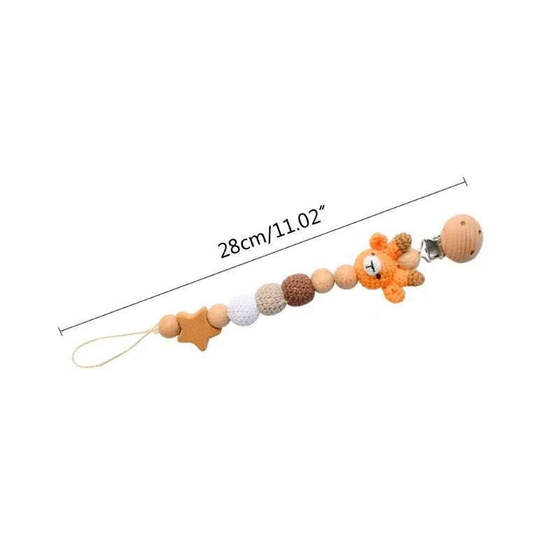 Baby Pacifier Clips - Animals