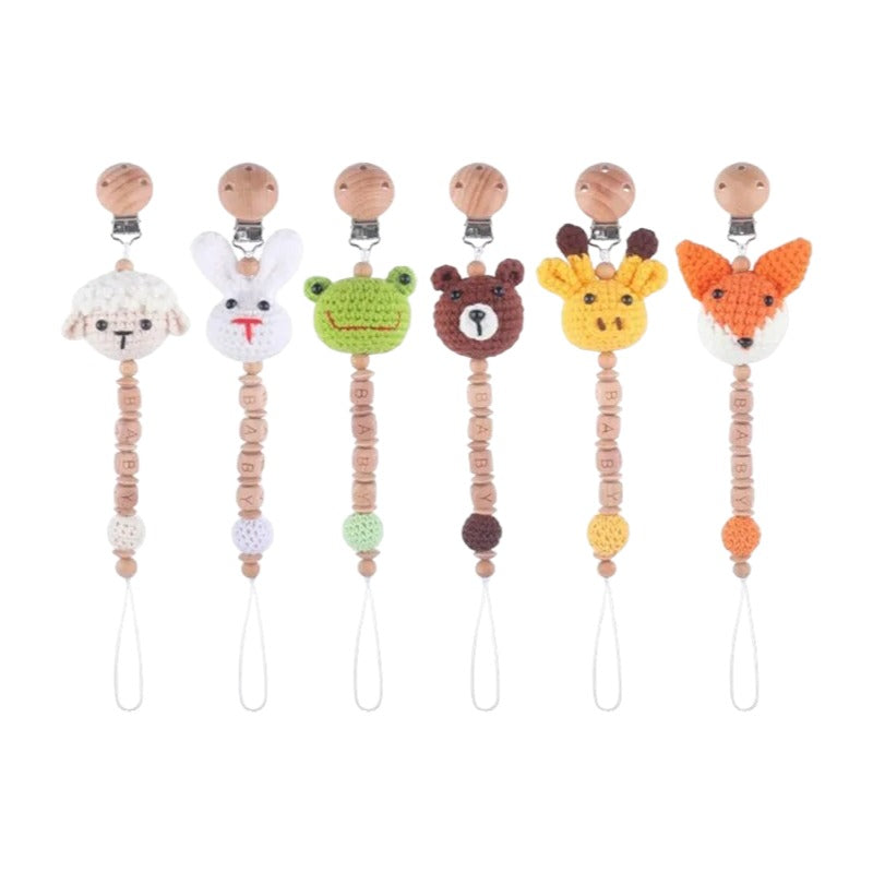 Baby Pacifier Clips - Animals