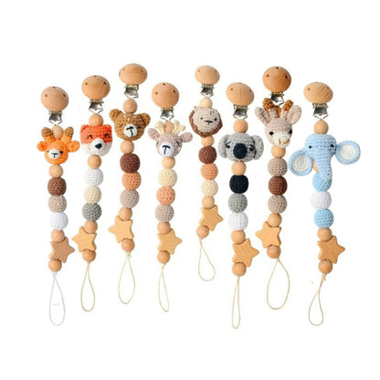 Baby Pacifier Clips - Animals