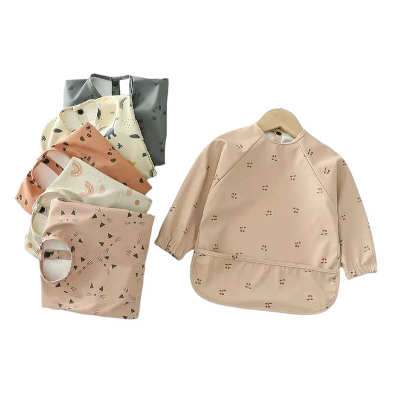 Baby Waterproof Long Sleeves Bibs