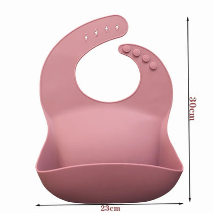 Silicon Baby Bibs - Plain