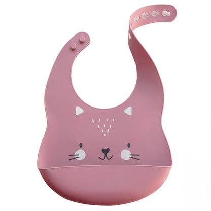 Silicon Baby Bibs - Animals and Flowers