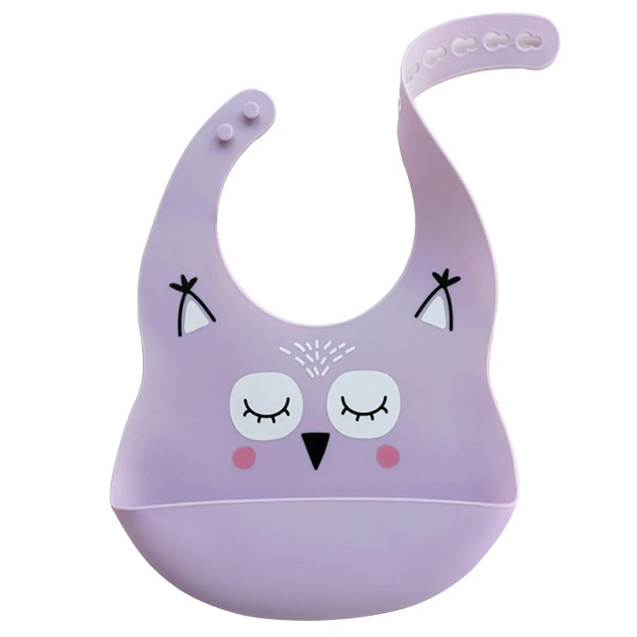 Silicon Baby Bibs - Animals and Flowers