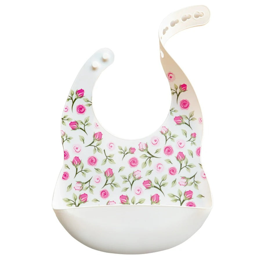 Silicon Baby Bibs - Animals and Flowers