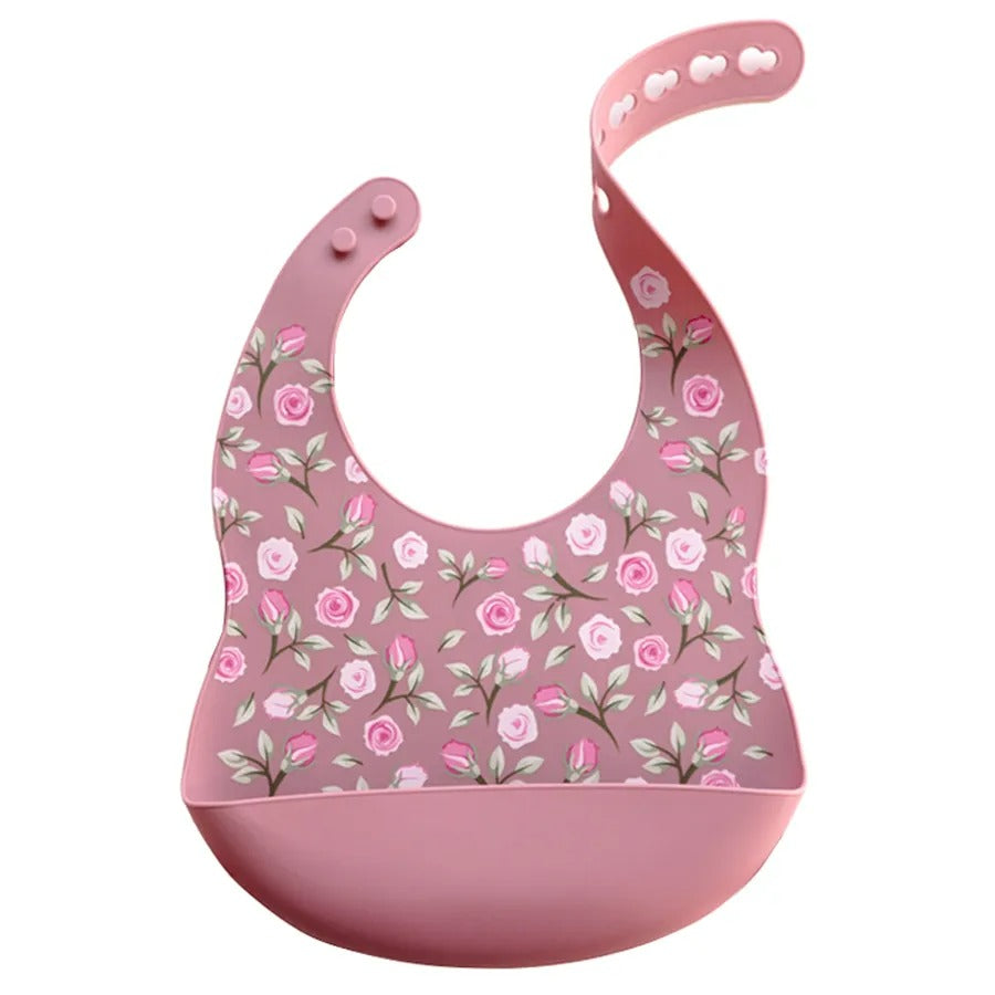 Silicon Baby Bibs - Animals and Flowers