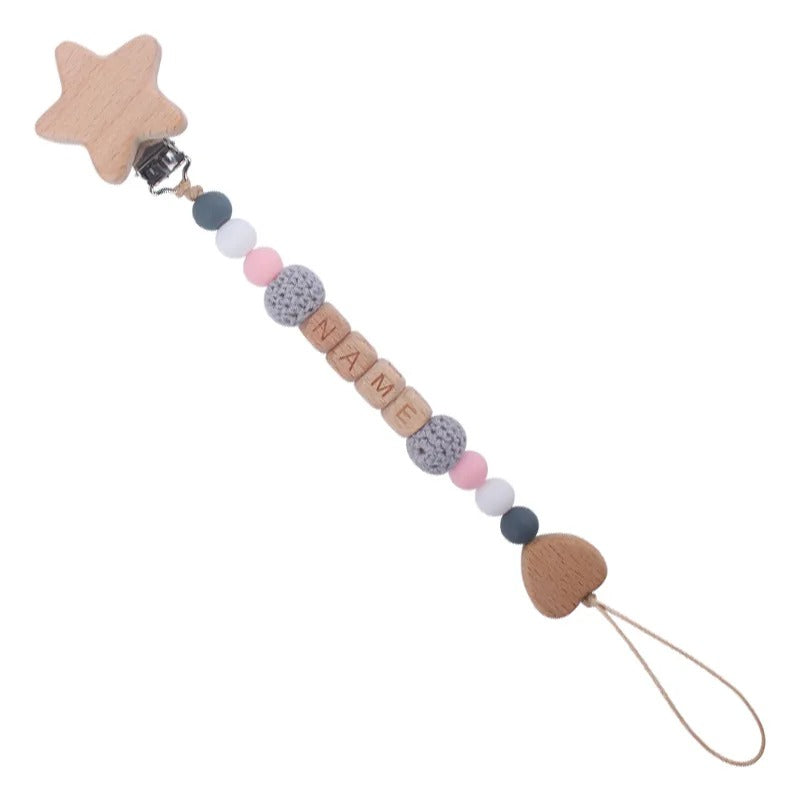 Personalized Baby Name Pacifier Clips