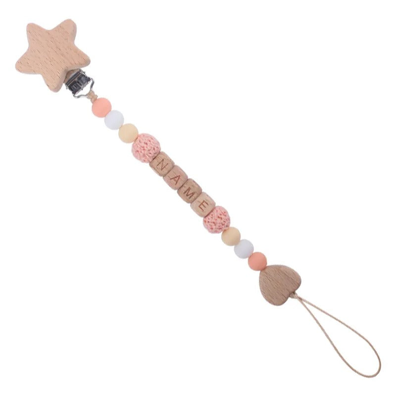 Personalized Baby Name Pacifier Clips