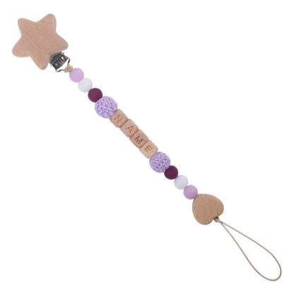 Personalized Baby Name Pacifier Clips